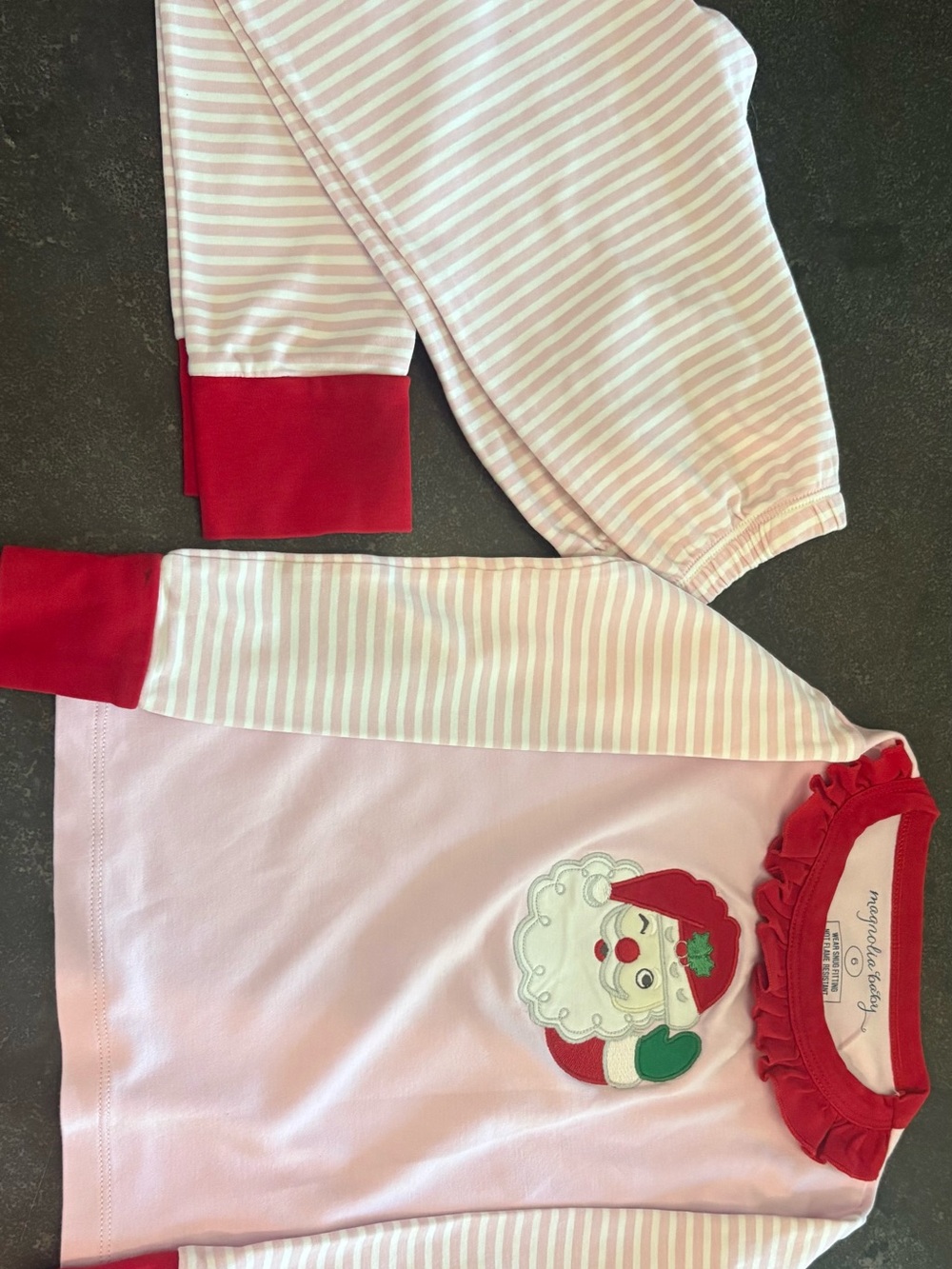 Magnolia Baby Christmas Pajamas Size 6